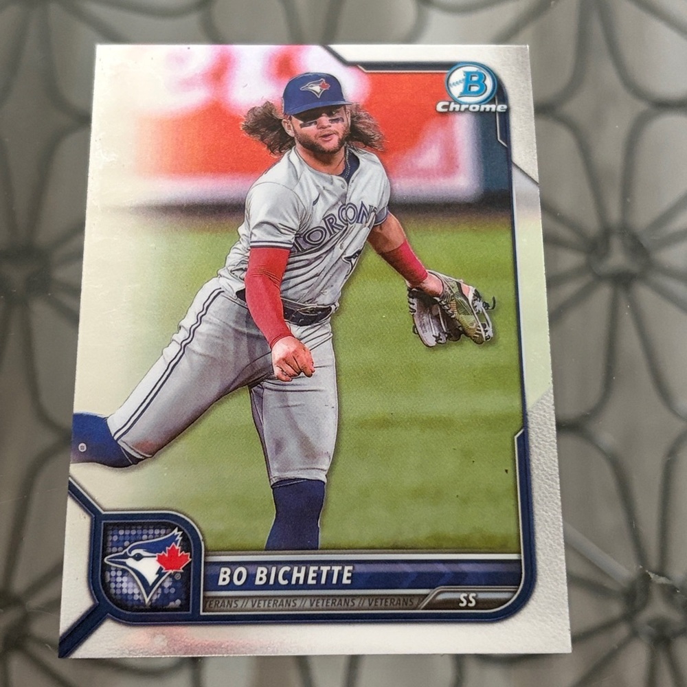 Bo Bichette 2022 Topps Chrome Toronto Blue Jays Baseball Card